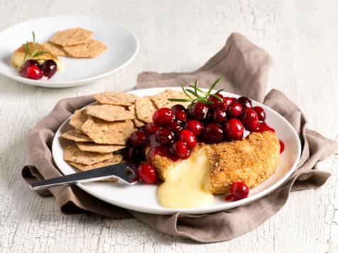 Cranberry Crusted Baked Brie