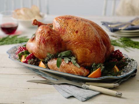 Brined and Roasted Whole Turkey