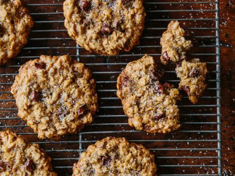 Salted Oatmeal Chocolate Chip Cookies