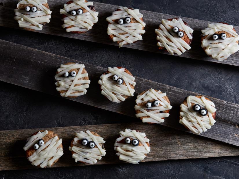 Food Network Kitchen’s Halloween Blueberry Mummy Muffins