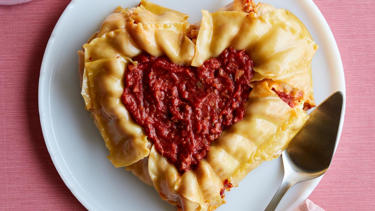 Heart-Shaped Lasagna Bundt