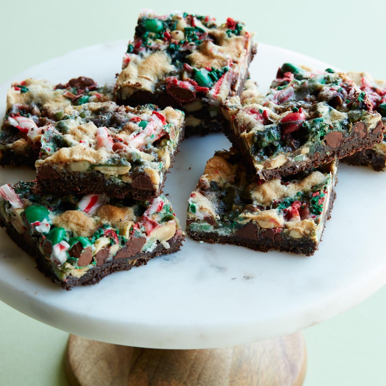 30 Minute M&M Cookie Bars - Cloudy Kitchen