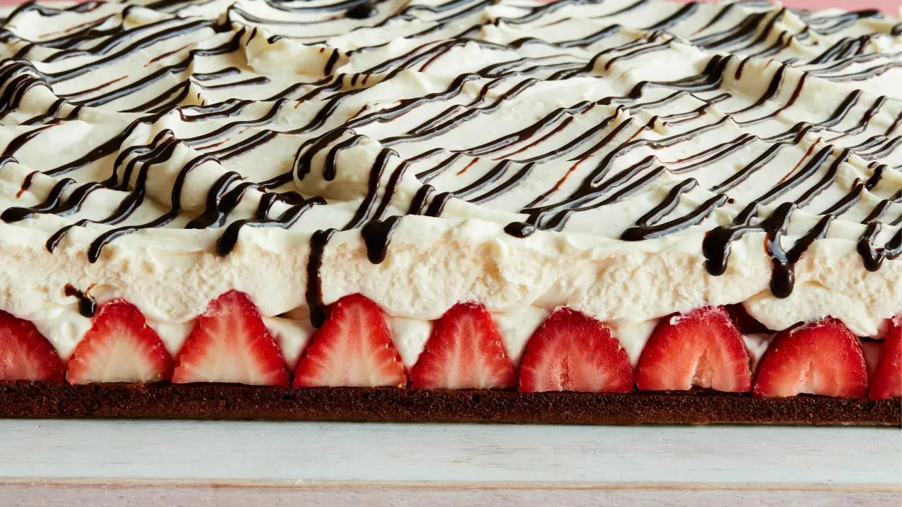 Buried Strawberry Cheesecake
