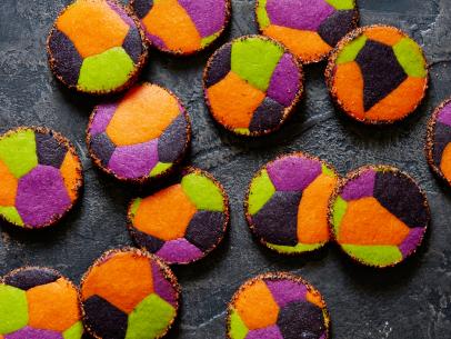 Food Network Kitchen’s Tie-Dye Halloween Sugar Cookies