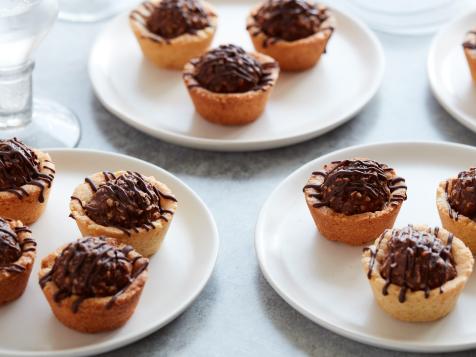 Ferrero Rocher Cookie Cups