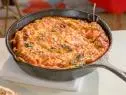 Food beauty of Giadas Sweet Potato and Kale Spanish Frittata as seen on season 4 of the Food Network show Giadas Holiday Handbook