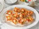 Food Beauty of Giadas Shrimp Fra Diavalo Bites as seen on season 4 of Food Networks Giadas Holiday Handbook