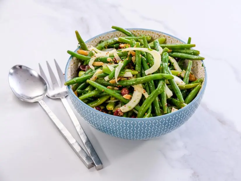 Trisha’s herby green bean salad, as seen on Trisha’s Southern Kitchen, Season 1301