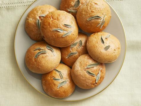 Green Onion, Thyme and Sage Rolls