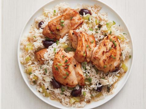 Chicken and Rice with Olives