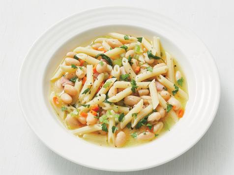 Penne with White Beans and Smoked Pork