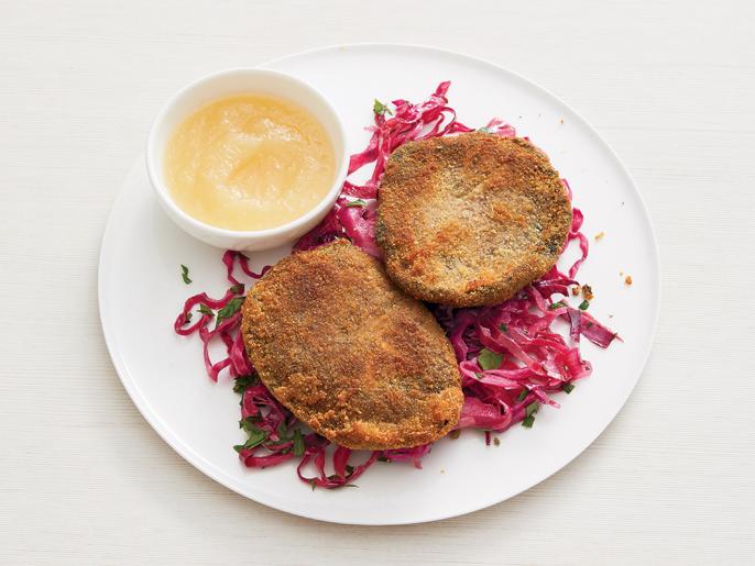 Portobello Mushroom Schnitzel Recipe | Food Network Kitchen | Food Network