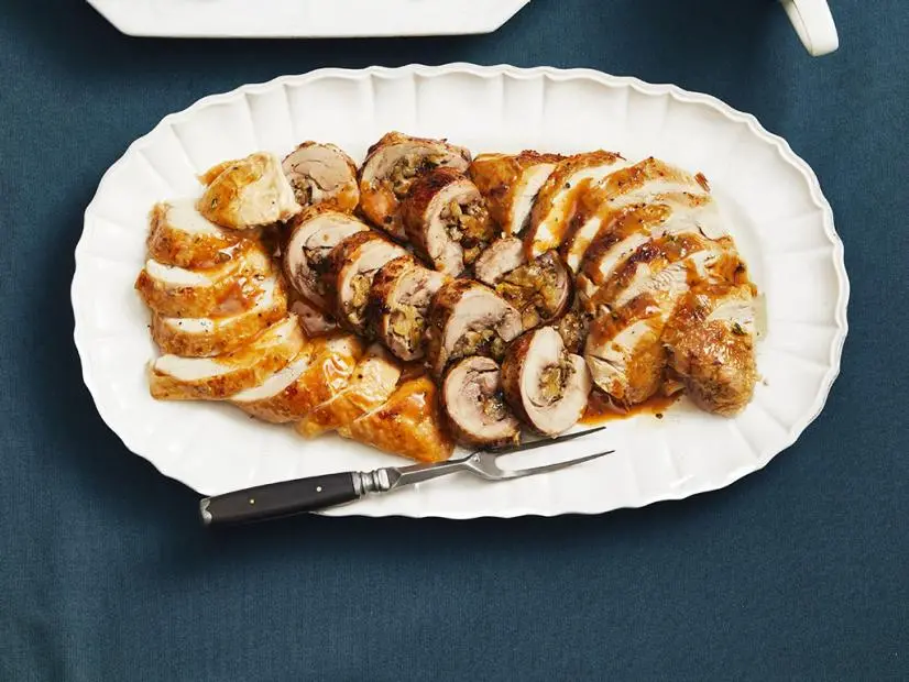 Rosemary-Pear Turkey Roulade Recipe | Food Network Kitchen | Food Network