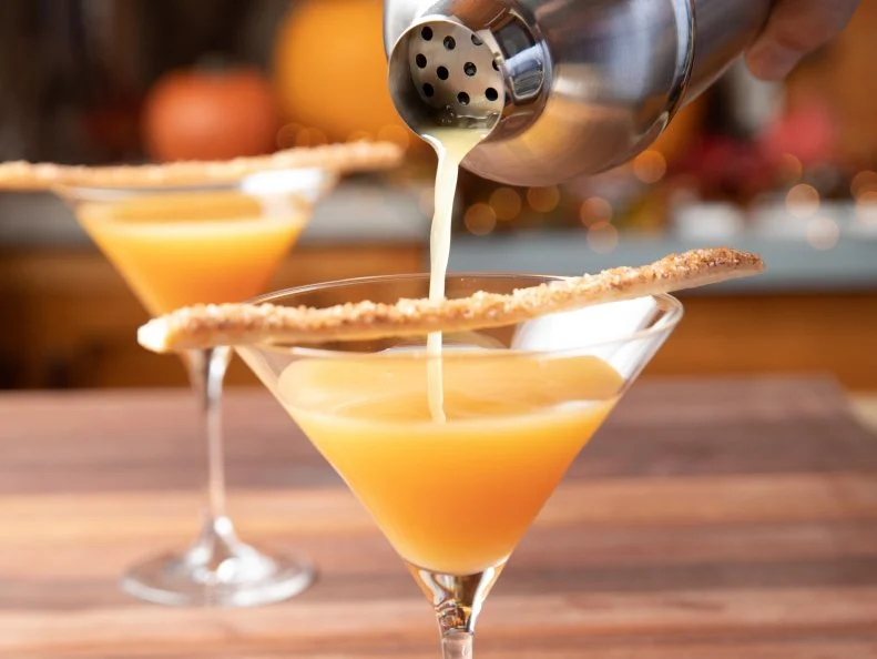 Close-up of Apple Pie Martini