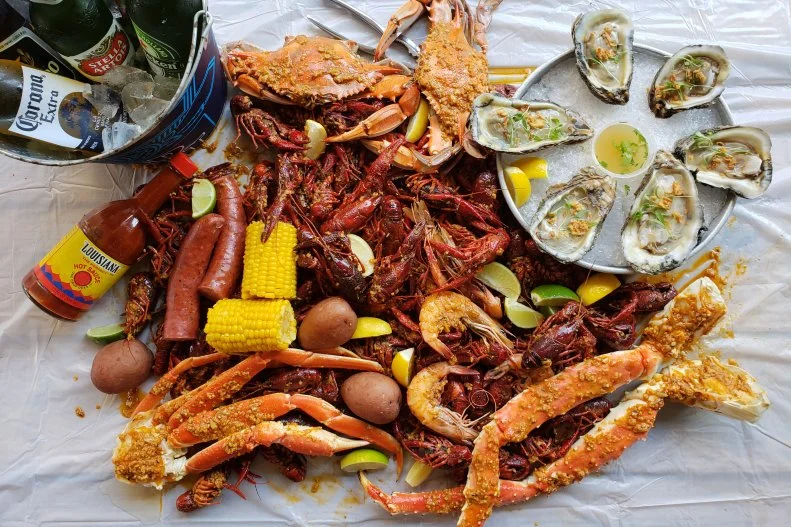 Set right near Galveston Bay and the Gulf of Mexico, just a short drive from the Louisiana border, Houston is home to the country's best Viet-Cajun cuisine. Vietnamese chefs and restaurateurs who came to the area tinkered with the local techniques for cooking crawfish, tossing the Cajun spice-coated crustaceans in buttery sauces filled with aromatics like garlic, onions, peppers and lemongrass and serving them with a salt, pepper and lime dipping sauce. That's what you'll find at Cajun Kitchen. The place serves customizable spicy Cajun boils with varying spice levels, flavors and seafood options that go beyond mudbugs. Explore the menu with an order of crawfish cooked however you like and an XL Fatass Combo: a pound of king crab legs, half-dozen oysters Thailand (served raw with fried shallots and a sweet and spicy Thai-style sauce) and salt-and-pepper Dungeness crab.