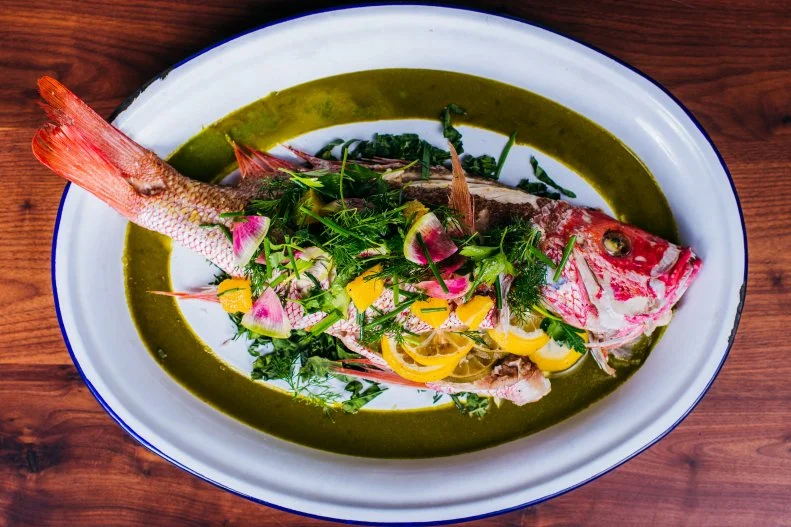 Celeb-chef power couple Jeff McInnis and Janine Booth, owners of several Root & Bone locations and Sarsaparilla Club, have brought the old-school Florida seafood shack back to the glitzy waterfront of Miami Beach. Drawing inspiration from McInnis' childhood on the Florida panhandle and from the city where they both rose to fame, this Sunset Harbor restaurant serves straight-off-the-boat seafood in simple preparations ranging from smoked-fish dip and beer-battered soft-shell crabs to whole fish for two. The crispy coconut shrimp, wrapped in roasted coconut and kataifi and then fried in coconut oil, is the best example of this dish in the state, and probably the world.