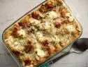 Close-up Herbalicious Breakfast Casserole, as seen on The Pioneer Woman, Season 20.