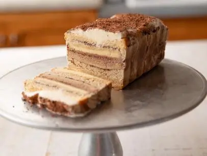 Close-up of Frozen Tiramisu Cake, as seen on The Pioneer Woman, Season 20.
