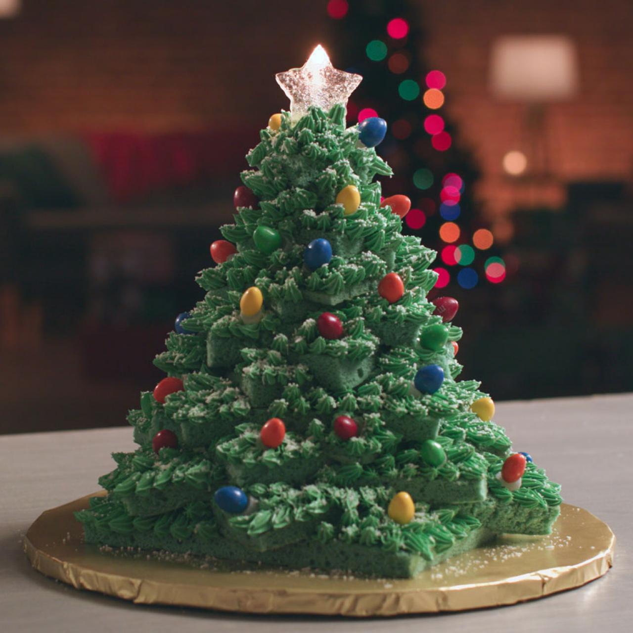 Christmas Tree Cake Recipe, Food Network Kitchen