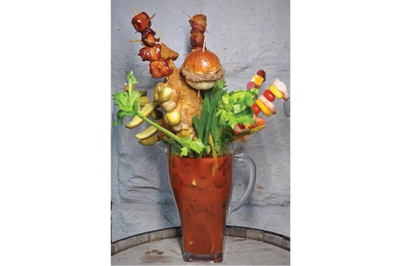 Family-owned Sobelman's rules Milwaukee's Bloody Mary scene and regularly nabs national press for its 40-ounce behemoths. And while that amounts to a pretty stiff pour of Tito's, the alcohol is effectively counteracted by a serious serving of food that's more full-on brunch than mere garnish. Celery stalks and skewered vegetables are overshadowed by bacon-wrapped jalapeno cheese balls, cheeseburger sliders and (this is the "Chicken Fried" part) a whole four-pound bird, procured from Ray's Butcher Shoppe in Greenfield.