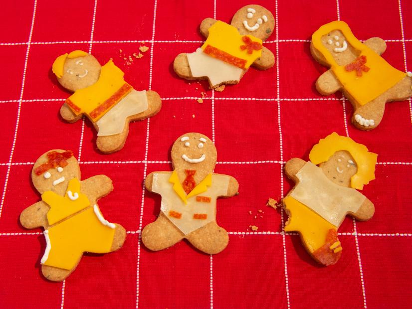 Savory gingerbread people, as seen on The Kitchen, Season 19.