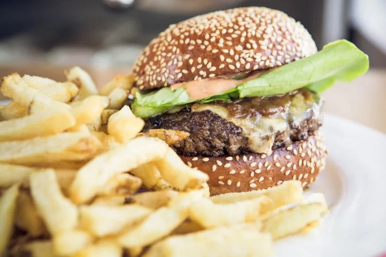 This California-based company knows what it's doing with meat. It's a farm, processing plant, neighborhood butcher shop and restaurant dedicated to organic, humanely raised beef, all in one. All meats are sourced directly from the farm at the base of Mt. Shasta in Northern California, where they focus on heritage-breed animals that are grass-fed, grass-finished and pasture-raised under the California sun. You can taste the difference in the company's signature Belcampo Burger, made with a half-pound of its premium grass-fed beef, topped with New York white cheddar, caramelized onions, butter lettuce and house sauce on a pan de mie bun.