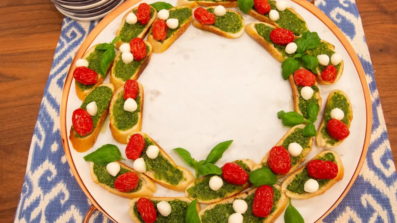 Katie's Caprese Wreath