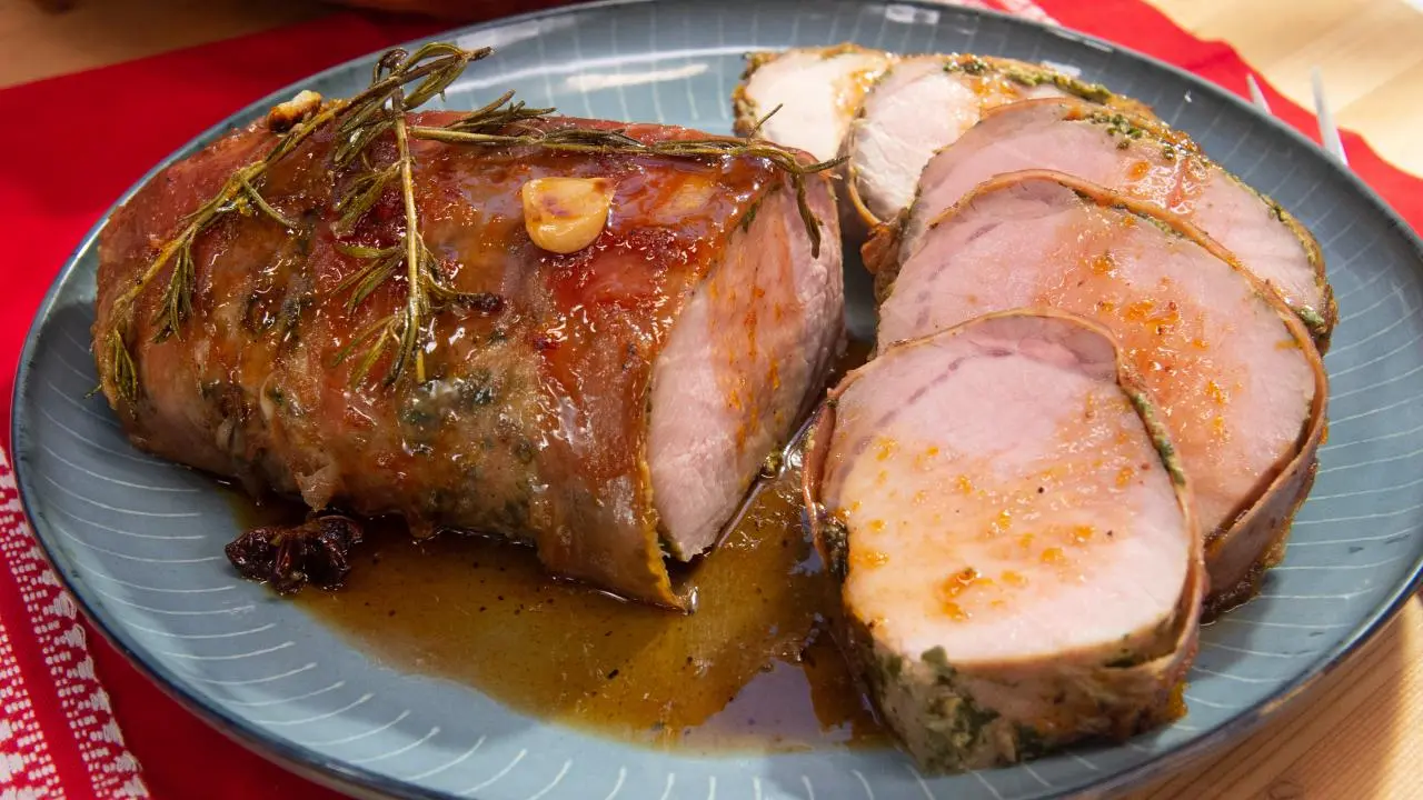 Prosciutto-Wrapped Pork Loin