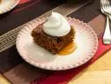 Apple cake with caramel sauce, as seen on The Kitchen, Season 19.