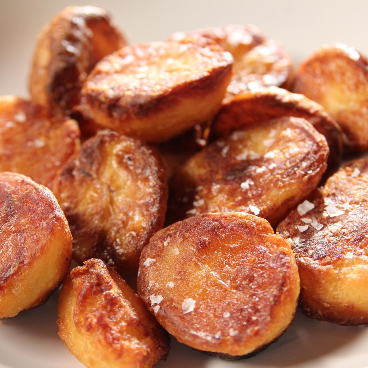 Extra Crispy Roasted Potato Cubes — Bless this Mess