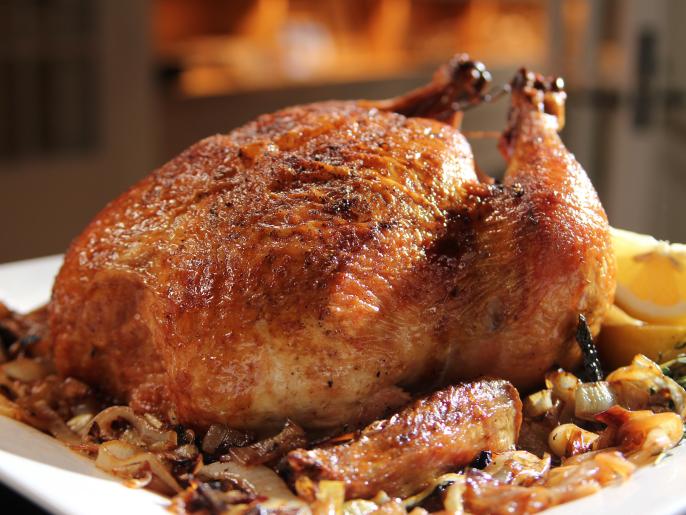 Roasted Capon with CitrusSherry Jus Recipe Chowhound