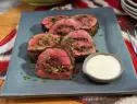 Stuffed beef tenderloin, as seen on The Kitchen, Season 19.