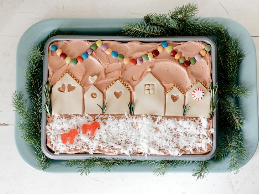 Molly Yeh's Airline Cookie Sheet Cake, as seen on Girl Meets Farm, Season 2.