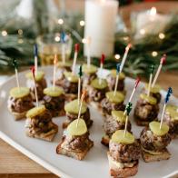 Molly Yeh's Pastrami Meatballs, as seen on Girl Meets Farm, Season 2.