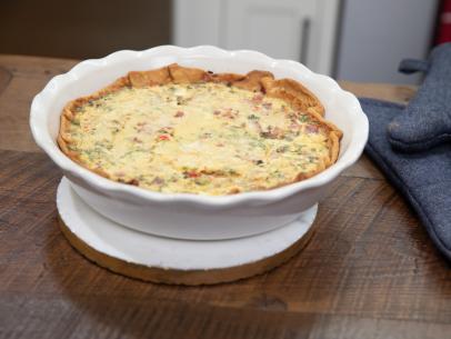 Anytime Red Pepper Quiche, as seen on Martina's Table, Season 1..