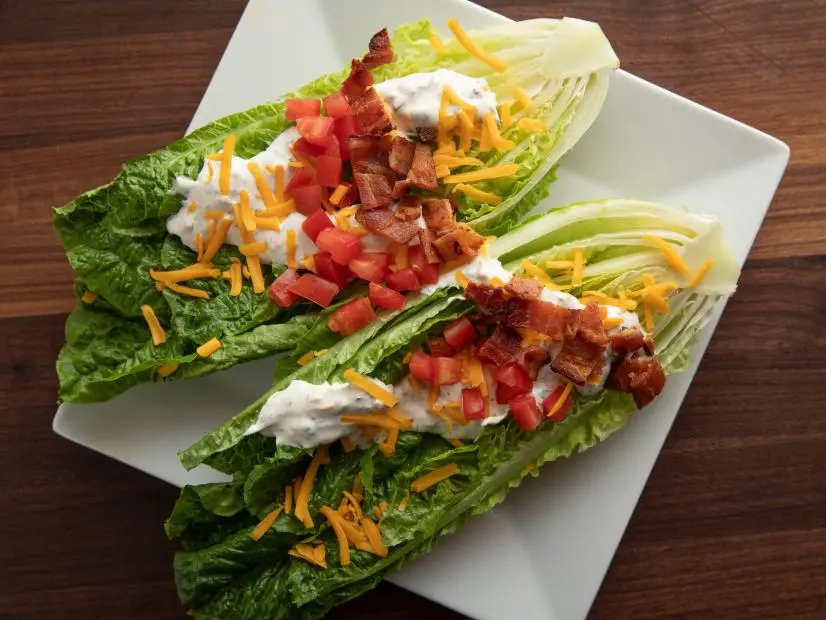 Close-up of Romaine Wedge Salad