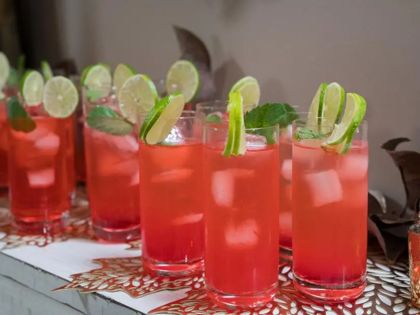 Food beauty of sweet fallen angel cocktail, as seen on Food Network’s Trisha’s Southern Kitchen Season 13