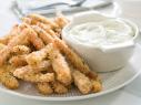 Food beauty of baked parmesan carrot fries, as seen on Food Network’s Trisha’s Southern Kitchen Season 13