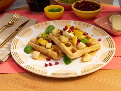 Cardamom waffles, as seen on The Kitchen, Season 19.