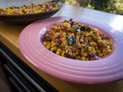 Chef Marc Murphy's Corn Salad, as seen on Guy's Ranch Kitchen, Season 2.