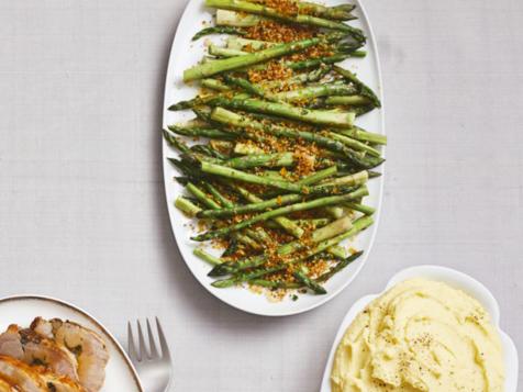 Asparagus with Meyer Lemon Breadcrumbs