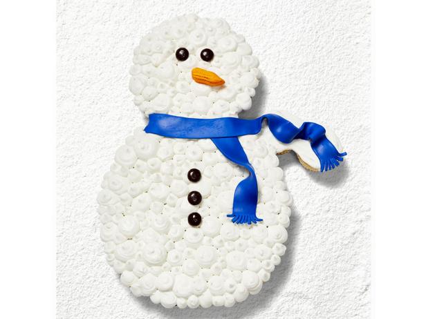 Pull-Apart Cupcake Snowman image