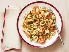 "Shrimp scampi is one of the easiest dinners to make, and it's a great dish to put together quickly for company - especially around the holidays," says Valerie.