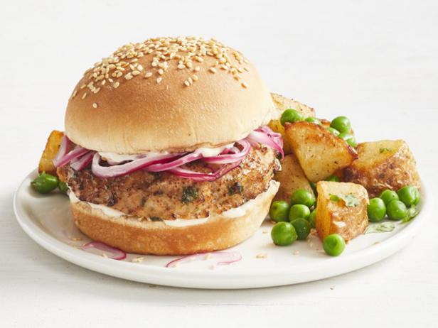 Tikka Masala Turkey Burgers Recipe | Food Network Kitchen | Food Network