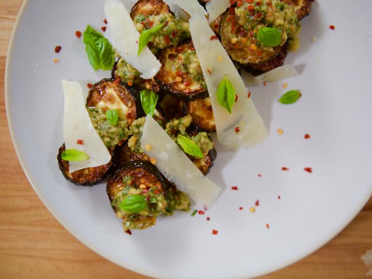 Zucchini with Walnut Pesto Recipe Molly Yeh Food Network