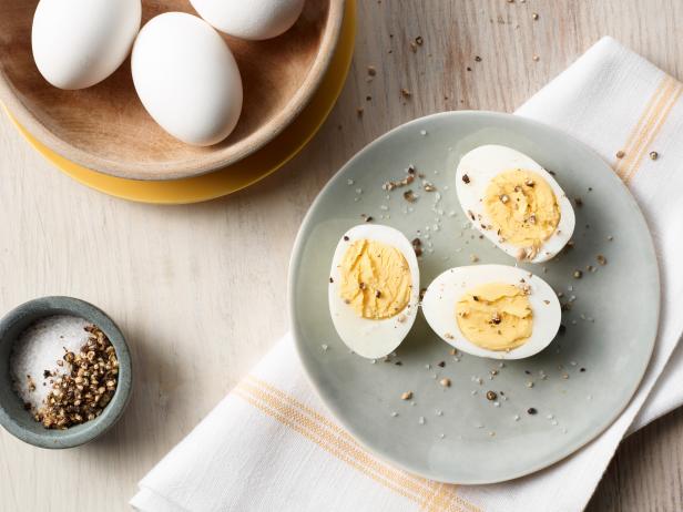 Food Network Kitchen’s Air-Fryer Hard-Boiled Eggs for NEW FNK, as seen on Food Network.