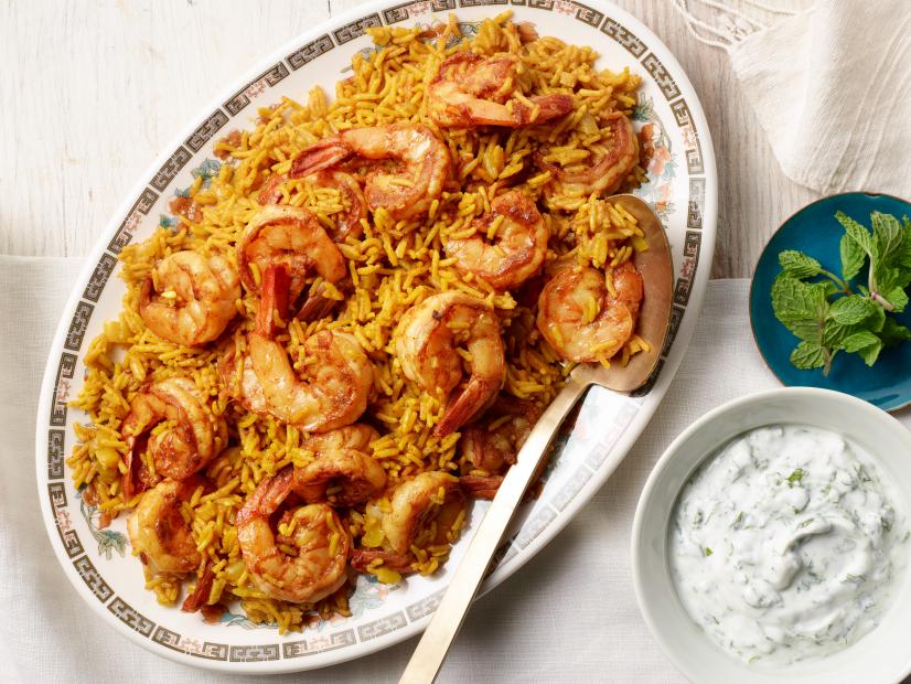 Food Network Kitchen’s Instant Pot Indian Shrimp Biriyani for NEW FNK, as seen on Food Network.