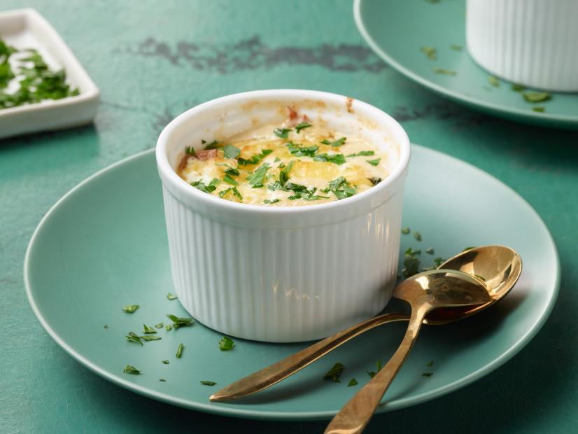 Food Network Kitchen’s Keto Baked Eggs Florentine for NEW FNK, as seen on Food Network.