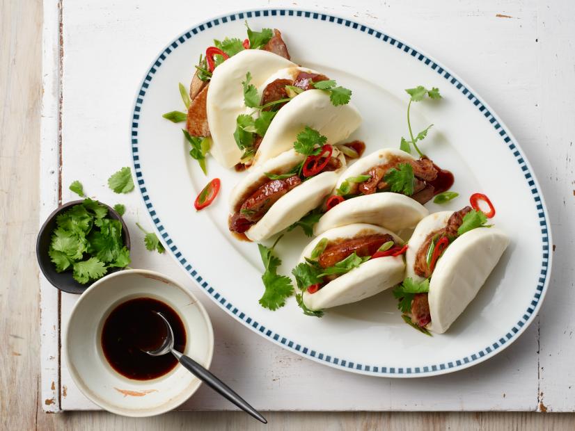 Food Network Kitchen’s Pork Belly Bao for NEW FNK, as seen on Food Network.