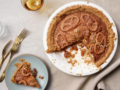 Food Network Kitchen’s Pretzel-Pecan Pie for NEW FNK, as seen on Food Network.